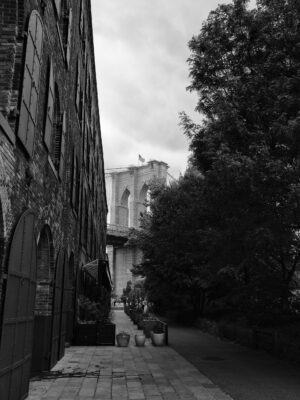 Behind Brooklyn Bridge